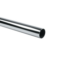 Труба D25 mm*3000 mm, неполированный хром(полированная) 0,6 мм