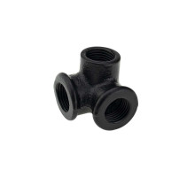 Коннектор угловой D-19/3 mm черный DC