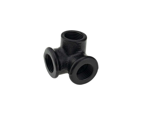 Коннектор угловой D-19/3 mm черный DC