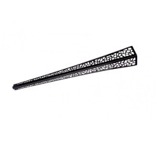 Picior 710 mm negru ondulat