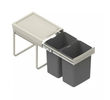Мусорное ведро Rejs JC602 секция 400 (364x480x430) двойное 2x20L REJS WE14.3259.05.549