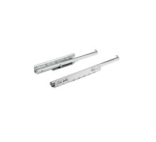 Направляющая QUADRO 25 кг. L-500 частичного выдв.Silent System L+P Hettich (9267410+9267411)
