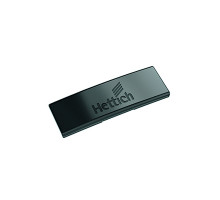 Заглушка на консоль петли SENSYS с логотипом черная Hettich (9091821)