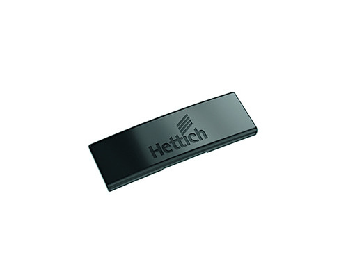 Заглушка на консоль петли SENSYS с логотипом черная Hettich (9091821)