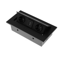 Розетка JX-S266K Black