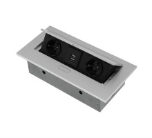 Розетка JX-S266K Silver