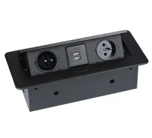 Розетка JX-S267K Black