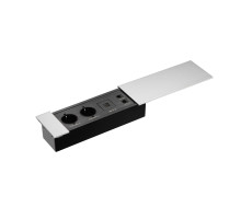 Розетка JX-728A Silver