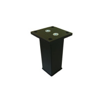 Picior 40x40 mm reglabil H-100 mm, negru mat REJS TB07.6903.18.554