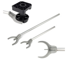 Cheie de picior MULTI LEG L-450 aluminiu/plastic argintiu REJS TB06.2378.18.049