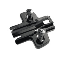 Ответная планка к петли  SENSYS ЧЕРНАЯ  крестообразная D-0 мм Hettich (9091799)