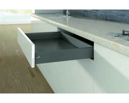 Комплект для ящиков ARCITECH L=450 мм H=94 мм, антрацит Hettich