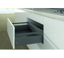 Комплект для ящиков ARCITECH L=450 мм H=186/126  мм, антрацит Hettich