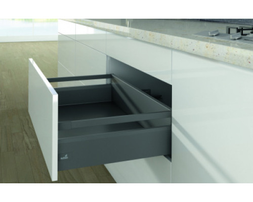 Комплект для ящиков ARCITECH L=450 мм H=186/126  мм, антрацит Hettich