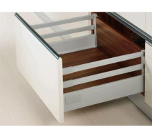 DTC  Tandembox alb L-400/224 HIGH cu două balustrade PĂTRATE MM014004DD1 (E01)