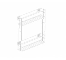 VARIANT MULTI Корзина Cargo Mini боковая 150 L-450 металл  белый REJSWE03.7319.01.003